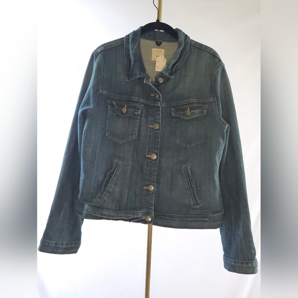 J.Crew Classic Blue Jean Jacket - Essential Medium Wash